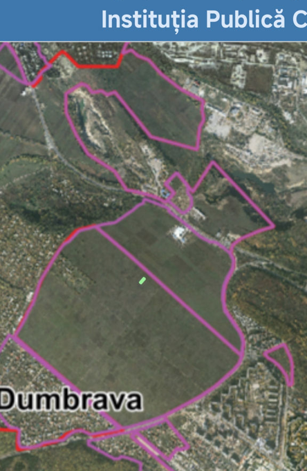 Teren în Durlesti pentru construcții cu numărul cadastral 0121125.494